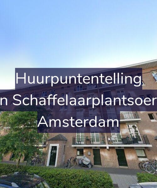 Foto gevel Huurpuntentelling voor Jan van Schaffelaarplantsoen 25-C, Amsterdam