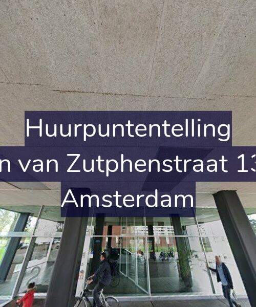 Foto gevel Huurpuntentelling voor Jan van Zutphenstraat 133, Amsterdam