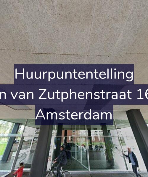 Foto gevel Huurpuntentelling voor Jan van Zutphenstraat 161, Amsterdam
