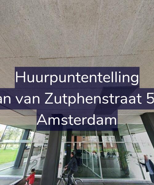 Foto gevel Huurpuntentelling voor Jan van Zutphenstraat 55, Amsterdam
