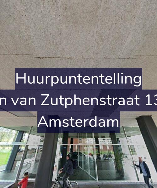 Foto gevel Huurpuntentelling voor Jan van Zutphenstraat 135, Amsterdam
