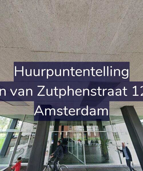 Foto gevel Huurpuntentelling voor Jan van Zutphenstraat 129, Amsterdam