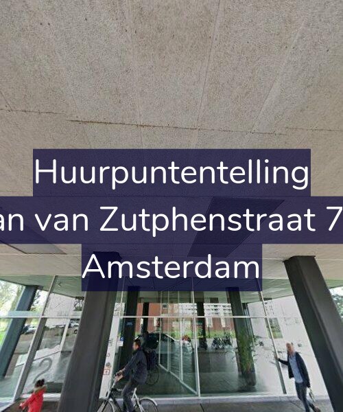 Foto gevel Huurpuntentelling voor Jan van Zutphenstraat 79, Amsterdam