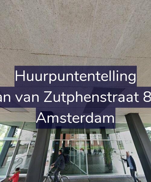 Foto gevel Huurpuntentelling voor Jan van Zutphenstraat 81, Amsterdam