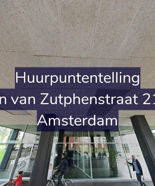 Foto gevel Huurpuntentelling voor Jan van Zutphenstraat 219, Amsterdam