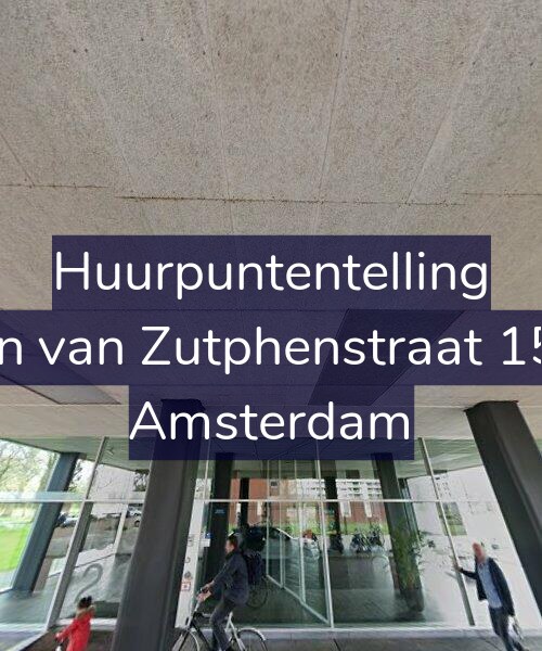 Foto gevel Huurpuntentelling voor Jan van Zutphenstraat 155, Amsterdam