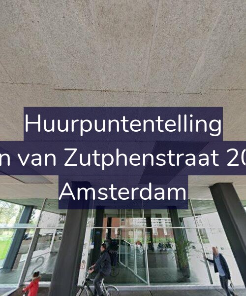 Foto gevel Huurpuntentelling voor Jan van Zutphenstraat 209, Amsterdam