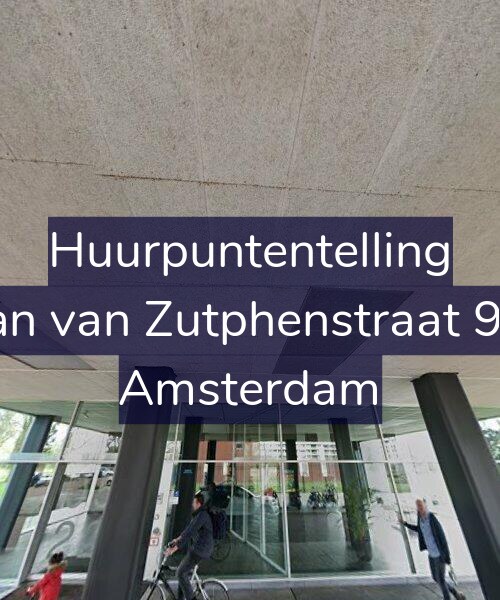 Foto gevel Huurpuntentelling voor Jan van Zutphenstraat 99, Amsterdam