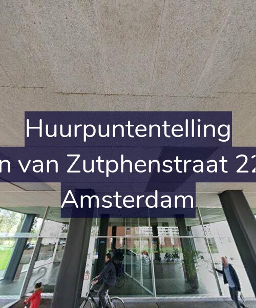 Foto gevel Huurpuntentelling voor Jan van Zutphenstraat 223, Amsterdam