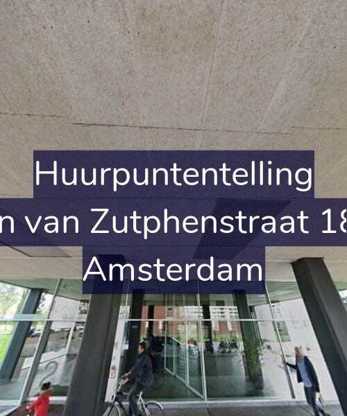 Foto gevel Huurpuntentelling voor Jan van Zutphenstraat 185, Amsterdam