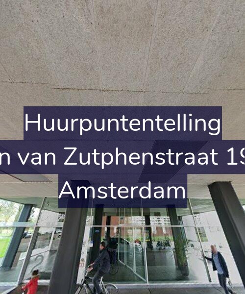 Foto gevel Huurpuntentelling voor Jan van Zutphenstraat 195, Amsterdam