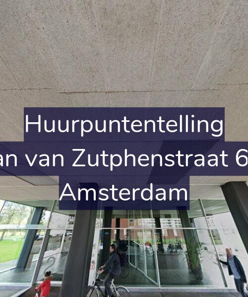 Foto gevel Huurpuntentelling voor Jan van Zutphenstraat 69, Amsterdam