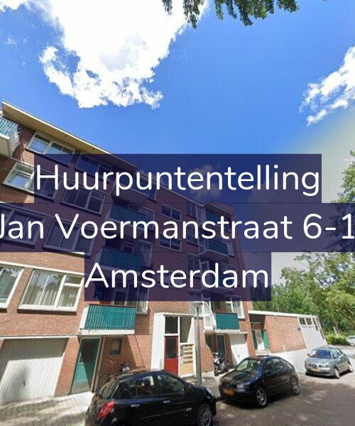 Foto gevel Huurpuntentelling voor Jan Voermanstraat 6-1, Amsterdam