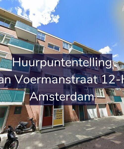 Foto gevel Huurpuntentelling voor Jan Voermanstraat 12-H, Amsterdam