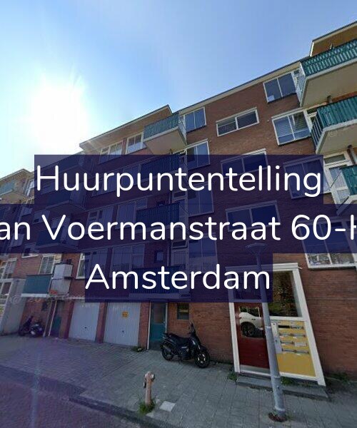 Foto gevel Huurpuntentelling voor Jan Voermanstraat 60-H, Amsterdam