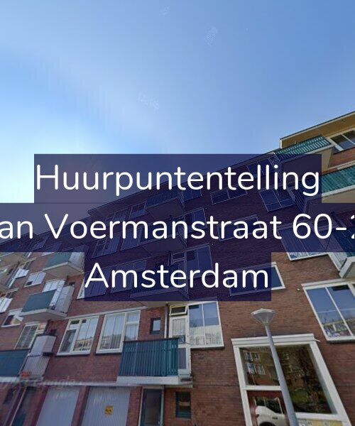 Foto gevel Huurpuntentelling voor Jan Voermanstraat 60-2, Amsterdam