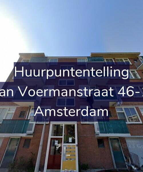 Foto gevel Huurpuntentelling voor Jan Voermanstraat 46-1, Amsterdam