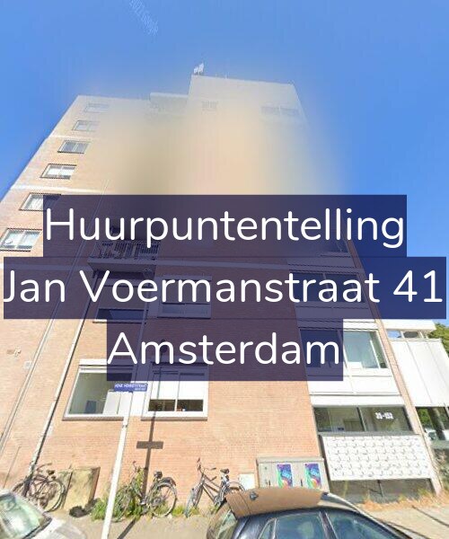 Foto gevel Huurpuntentelling voor Jan Voermanstraat 41, Amsterdam