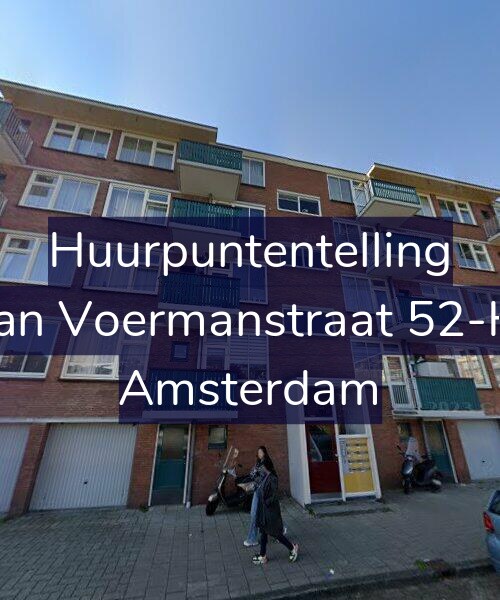 Foto gevel Huurpuntentelling voor Jan Voermanstraat 52-H, Amsterdam