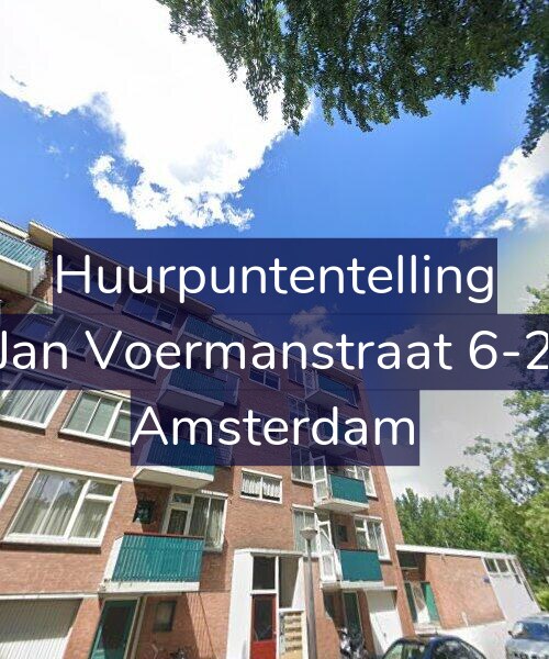 Foto gevel Huurpuntentelling voor Jan Voermanstraat 6-2, Amsterdam