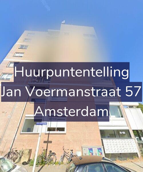 Foto gevel Huurpuntentelling voor Jan Voermanstraat 57, Amsterdam