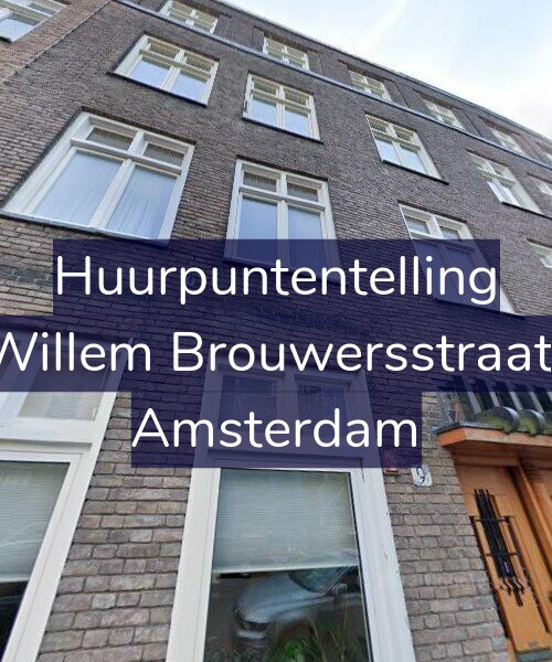 Foto gevel Huurpuntentelling voor Jan Willem Brouwersstraat 9-H, Amsterdam