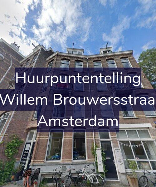 Foto gevel Huurpuntentelling voor Jan Willem Brouwersstraat 60, Amsterdam