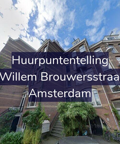 Foto gevel Huurpuntentelling voor Jan Willem Brouwersstraat 88, Amsterdam
