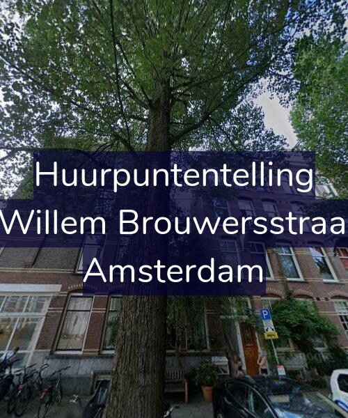 Foto gevel Huurpuntentelling voor Jan Willem Brouwersstraat 40, Amsterdam