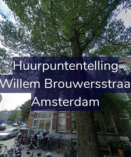 Foto gevel Huurpuntentelling voor Jan Willem Brouwersstraat 42, Amsterdam