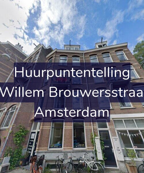 Foto gevel Huurpuntentelling voor Jan Willem Brouwersstraat 64, Amsterdam