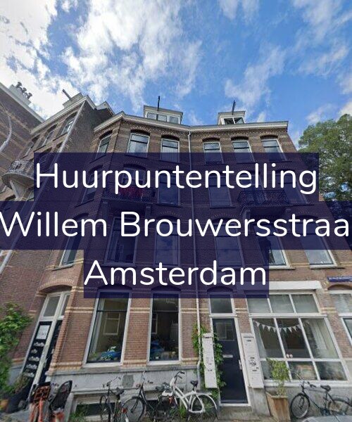 Foto gevel Huurpuntentelling voor Jan Willem Brouwersstraat 50, Amsterdam