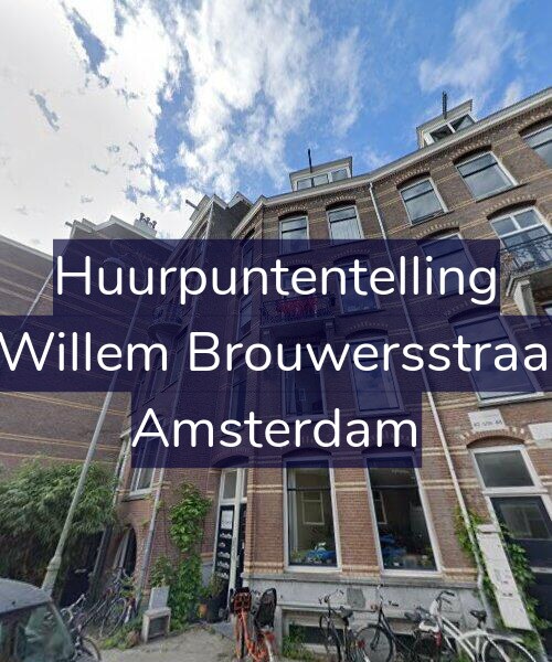Foto gevel Huurpuntentelling voor Jan Willem Brouwersstraat 68, Amsterdam