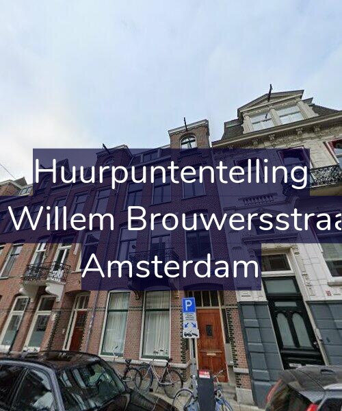 Foto gevel Huurpuntentelling voor Jan Willem Brouwersstraat 8, Amsterdam