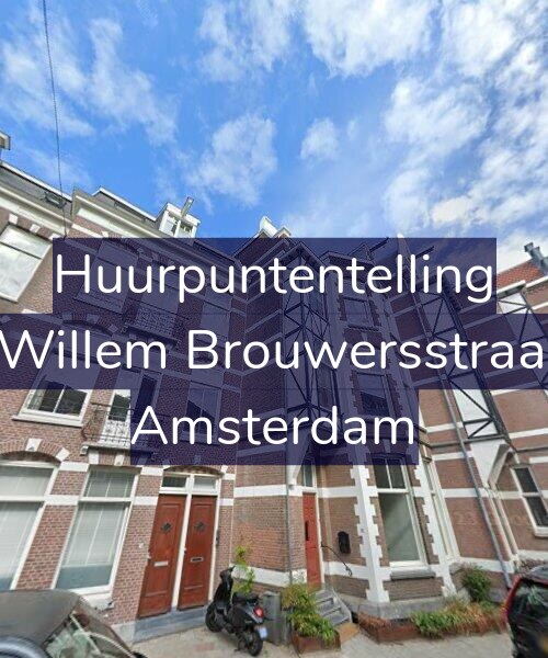 Foto gevel Huurpuntentelling voor Jan Willem Brouwersstraat 22, Amsterdam