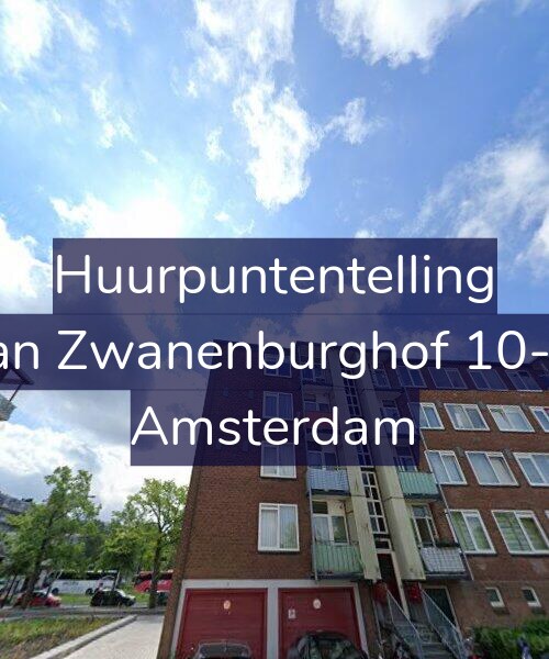 Foto gevel Huurpuntentelling voor Jan Zwanenburghof 10-3, Amsterdam