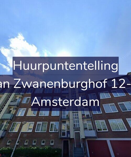 Foto gevel Huurpuntentelling voor Jan Zwanenburghof 12-2, Amsterdam