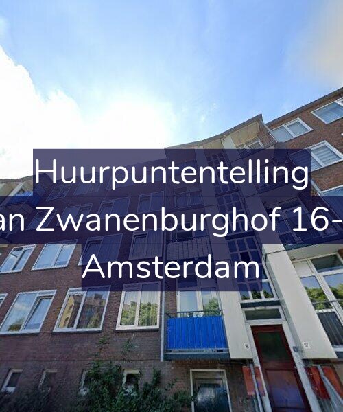 Foto gevel Huurpuntentelling voor Jan Zwanenburghof 16-3, Amsterdam