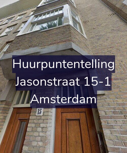 Foto gevel Huurpuntentelling voor Jasonstraat 15-1, Amsterdam
