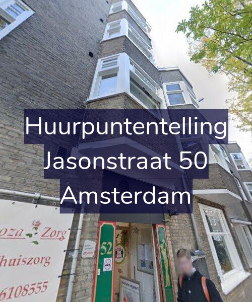 Foto gevel Huurpuntentelling voor Jasonstraat 50, Amsterdam