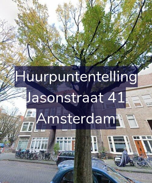 Foto gevel Huurpuntentelling voor Jasonstraat 41, Amsterdam