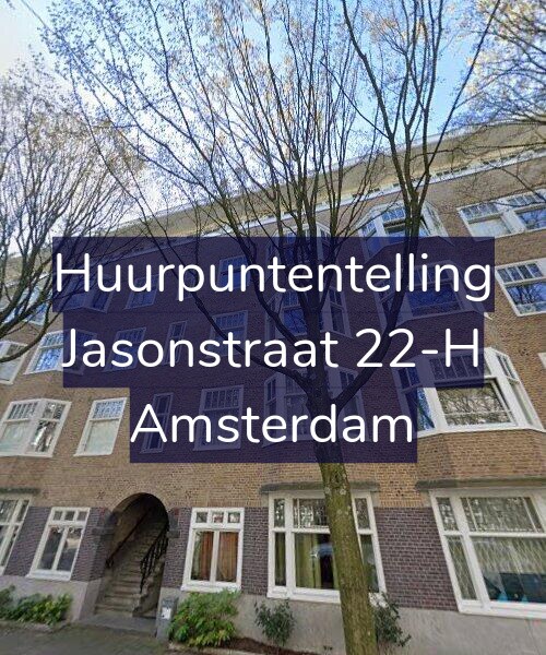 Foto gevel Huurpuntentelling voor Jasonstraat 22-H, Amsterdam
