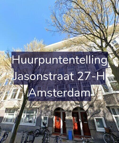 Foto gevel Huurpuntentelling voor Jasonstraat 27-H, Amsterdam