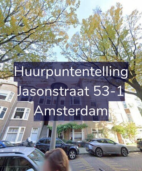 Foto gevel Huurpuntentelling voor Jasonstraat 53-1, Amsterdam