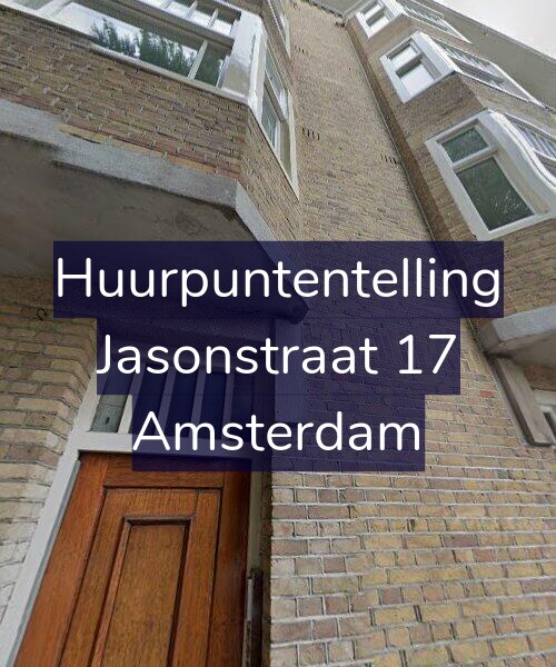 Foto gevel Huurpuntentelling voor Jasonstraat 17, Amsterdam