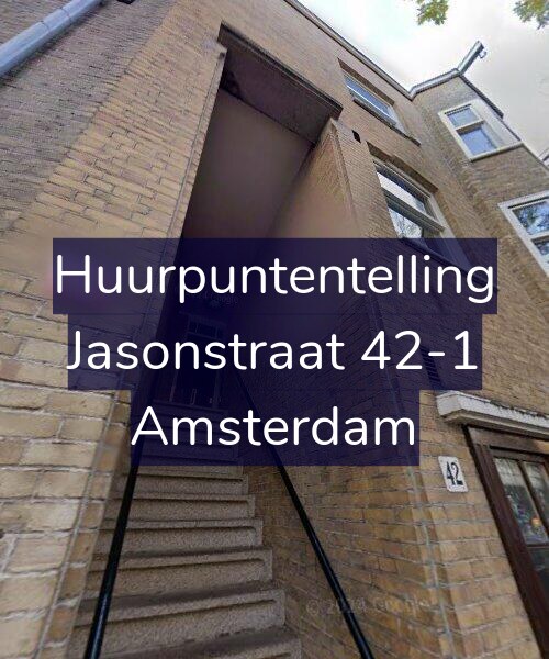 Foto gevel Huurpuntentelling voor Jasonstraat 42-1, Amsterdam