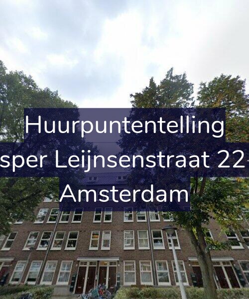 Foto gevel Huurpuntentelling voor Jasper Leijnsenstraat 22-3, Amsterdam