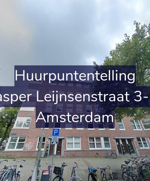 Foto gevel Huurpuntentelling voor Jasper Leijnsenstraat 3-H, Amsterdam
