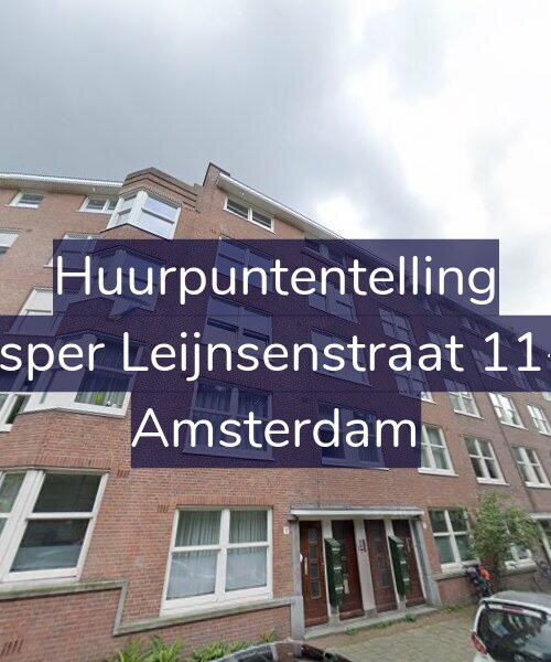 Foto gevel Huurpuntentelling voor Jasper Leijnsenstraat 11-2, Amsterdam