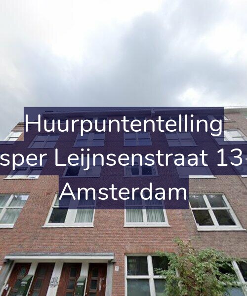 Foto gevel Huurpuntentelling voor Jasper Leijnsenstraat 13-3, Amsterdam